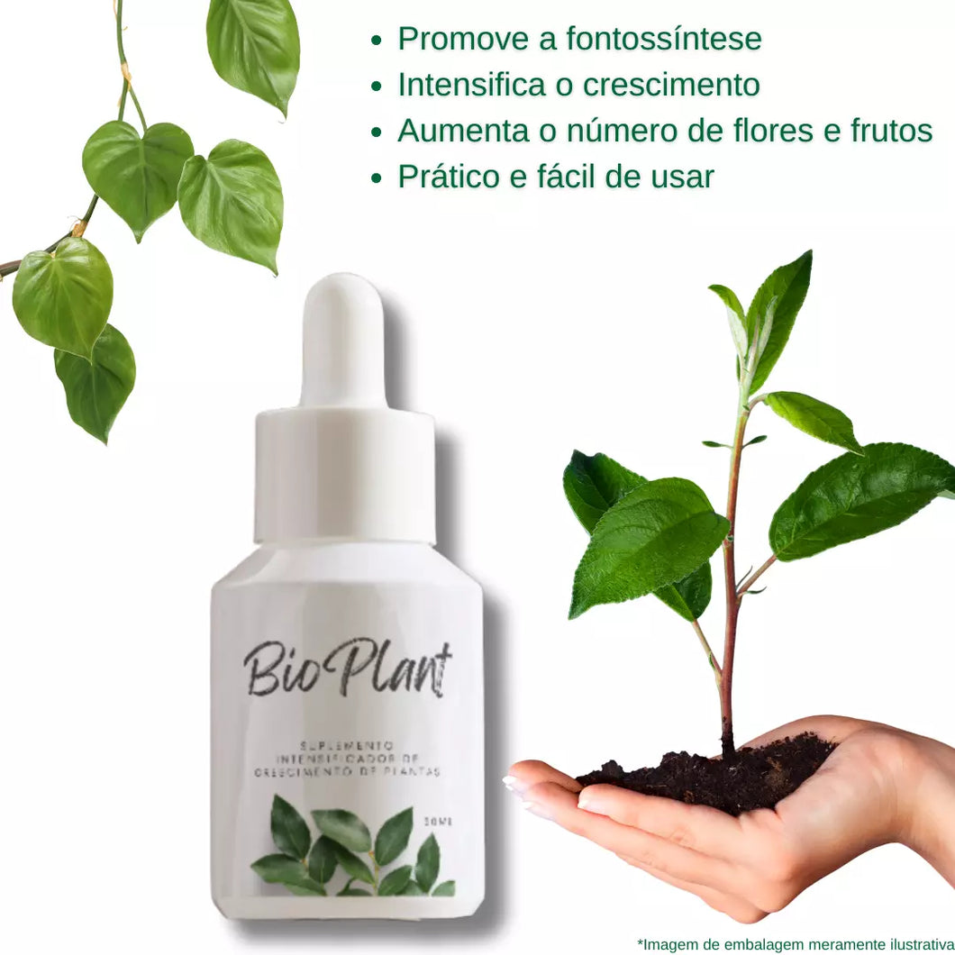 Suplemento Intensificador de Crescimento de Plantas BioPlant® 🍃 + BRINDE